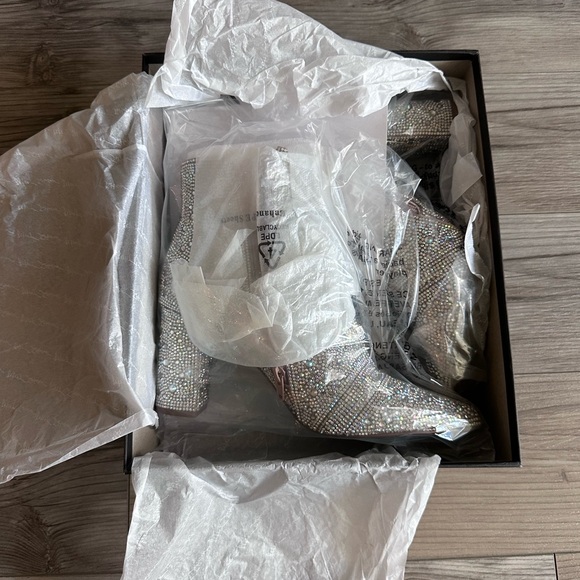 Betsy Johnson CADY Rhinestones bootie NIB - Picture 11 of 14